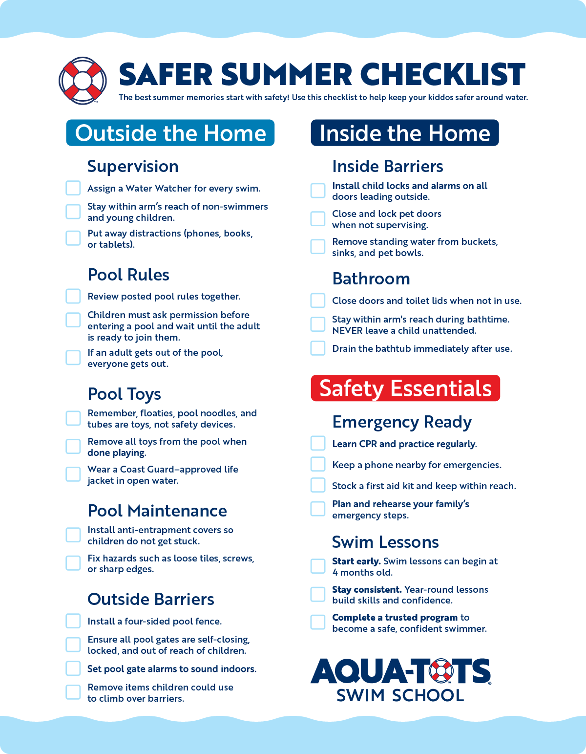 Aqua-Tots Swim School Marks National Water Safety Month With Expert Guidance For Families
